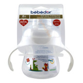 BEBEDOR YUMUŞAK UÇLU ALIŞTIRMA BARDAĞI 6+AY 150ML 8507 - 2