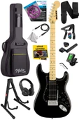 Midex RPH-40BK-ST Full Black Elektro Gitar Seti HSH Manyetik Maple Klavye Üst Kalite thumbnail 1