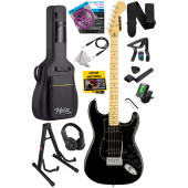 Midex RPH-40BK-ST Full Black Elektro Gitar Seti HSH Manyetik Maple Klavye Üst Kalite - 1