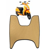 Bod Scooter TVS Jüpiter Motor 3D Havuzlu Paspas Bej thumbnail 1