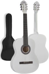 Midex CG-270WH Beyaz Renk Klasik Gitar 4/4 Yetişkin Boy Sap Ayarlı Full Set - 2