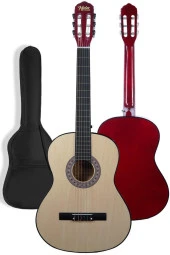 Midex CG-270NT Doğal Renk Klasik Gitar 4/4 Yetişkin Boy Sap Ayarlı Full Set - 2