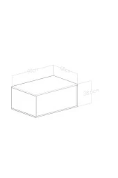 Givayo Mobilya Santa Orta Sehpa 90 cm Royal - 2