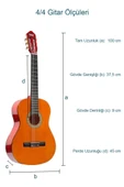 Midex CG-270M Doğal Renk Klasik Gitar 4/4 Yetişkin Boy Sap Ayarlı Full Set thumbnail 3