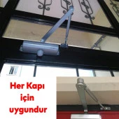 Çelik Kapı Hidroliği Kapı Durdurucu Yavaşlatıcı Yayı No: 5 Kapasite 80-120 Kilogram Gümüş Renk thumbnail 2