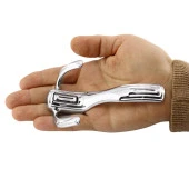 Metal Vestiyer Duvar Dolap Elbise Askısı Krom Mobilya Kapı Askılığı Portmanto Askı  Aparatı Askı - 4