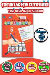 Çocuklar İçin Zeka & Dikkat Güçlendiren FUTOSHİKİ Orta Düzey Yeni Nesil JAPON SUDOKU 7-99 Yaş - 1