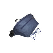 Mebes Denim Kumaş Bel Çantası Lacivert  ÇntBelKtLcvrt003 - 4