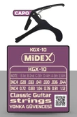 Midex KGX-10C Klasik Gitar Teli Takımı Pena ve Kapo (Capo) Seti thumbnail 2