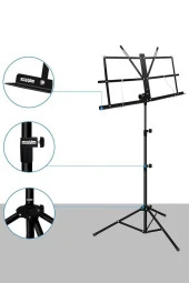 Lastvoice Nt-106 Tel Nota Sehpası Makaslı ( Taşıma Çantalı ) - 2