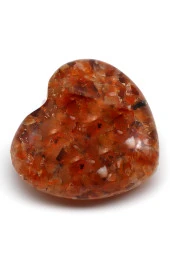 Akik Taşından Orgonit Kalp thumbnail 2