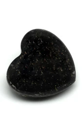 Turmalin Taşından Orgonit Kalp thumbnail 2