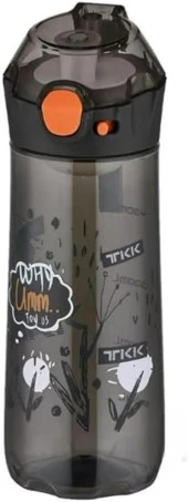 Vagonlife TKK T-1008 Siyah 500ml Desenli Su Matarası - 1