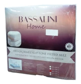 Bassalini Home Kapitoneli Fitted Sıvı Geçirmez Battal Çift Kişilik Alez (180x200+30) - 2
