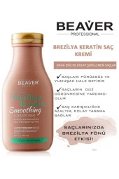 Beaver Brazilian Hindistan Cevizi Yağı ve Keratin Özlü Saç Kremi 350 ml - 1