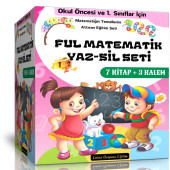 Okul Öncesi ve Birinci Sınıflar İçin FUL Matematik YAZ-SİL Seti (7 Kitap+3 Kalem) - 1