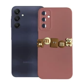Samsung Galaxy A25 Kılıf 3D M Bear Kamera Korumalı Silikon Kapak - 8