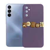 Samsung Galaxy A15 Kılıf 3D M Bear Kamera Korumalı Silikon Kapak - 2