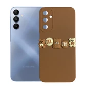 Samsung Galaxy A15 Kılıf 3D M Bear Kamera Korumalı Silikon Kapak - 5