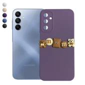 Samsung Galaxy A15 Kılıf 3D M Bear Kamera Korumalı Silikon Kapak - 1