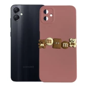 Samsung Galaxy A05 Kılıf 3D M Bear Kamera Korumalı Silikon Kapak - 8