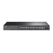 TP-LINK OMADA TL-SL2428P 24 PORT 10/100 POE+ 2 X SFP YONETILEBILIR DESKTOP SWITCH - 1