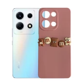 Infinix Note 30 Kılıf 3D M Bear Kamera Korumalı Silikon Kapak - 7