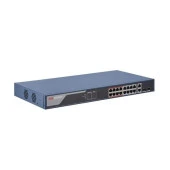 HIKVISION DS-3E1318P-EI 16 PORT 10/100 16 PORT POE 2 PORT GİGABİT UPLINK 230W YONETILEBILIR SWITCH - 1
