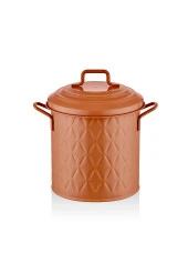 The Mia Prizma Çöp Kovası Tezgah Terracota 4 Lt - 1