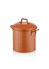 The Mia Prizma Çöp Kovası Tezgah Terracota 4 Lt - 2
