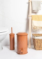 The Mia Prizma Çöp Kovası Banyo Terracota 5 Lt - 2