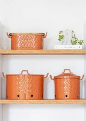 The Mia Prizma Ekmek Saklama Kabı Terracota 40x22x18 cm - 3