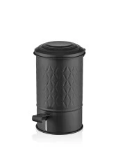 The Mia Prizma Çöp Kovası Banyo Siyah 5 Lt - 1