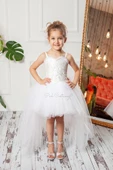 Kuyruklu Mini Çocuk Elbise - 1