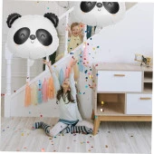 Panda Ayı Kafa Folyo Balon 57x53 cm thumbnail 2