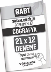 ÖABT Sosyal Bilgiler Öğretmenliği Coğrafya 21x12 Deneme Çözümlü Yönerge Yayınları - 1