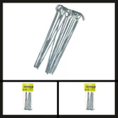Uyguna-Yakala 18 Cm 10 Adet (090-566) Summit Corkscrew Pegs Tirbuşon Çadır Kazığı-DIR.010 - 2