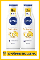 Sıkılaştırıcı Vücut Losyonu Q10 Vitamin C 250ml,48 Saat Nemlendirme,10 Günde Sıkılaş X2adet - 1