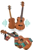 Midex TN-26MC-ST Set Maun Tenör Ukulele (Softcase Stand Tuner Capo Metod Nota Sticker Askı Pena) - 3