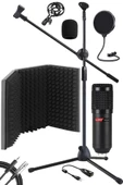 Lastvoice Pack Set-1 BM800 Mikrofon + Stand + Yalıtım Paneli + Filtre + Ses Kartı thumbnail 2