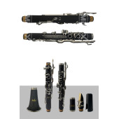 Midex Bns-4000 Pak Sol Klarnet 4 Yüzüklü Standlı Full Set - 3