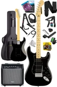 Midex RPH-40BK-35AMP Full Black 35W Amfili Elektro Gitar Seti HSH Manyetik Maple Klavye thumbnail 2