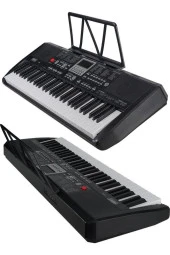Midex PS-1800BK-SET 61 Tuşlu Kaliteli Org Dijital Ekranlı Stand Kulaklık Çanta Notalık Adaptör Sticker Metod - 4
