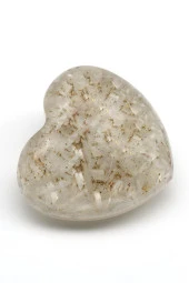 Kristal Kuvars Taşından Orgonit Kalp thumbnail 2