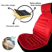 Space Oto Koltuk minderi, Renault araçlarla uyumlu 2'li set özel tasarım minder thumbnail 4