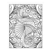 Büyülü Mandala Boyama Kitabı (Herkes İçin) - 6