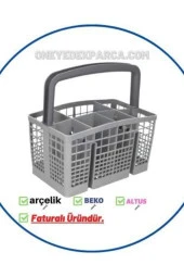 Beko D 5764 FW Bulaşık Makinesi Çatal Kaşık Sepeti Kaşıklık (Yeni Tip) - 1