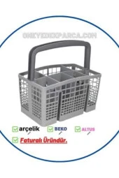 Beko 3904 Bulaşık Makinesi Çatal Kaşık Sepeti Kaşıklık (Yeni Tip) - 1