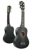 Midex UKX-901 BK Siyah Soprano Ukulele (Askı Çanta Metod Pena) - 3