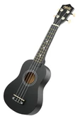 Midex UKX-901 BK Siyah Soprano Ukulele (Askı Çanta Metod Pena) - 5